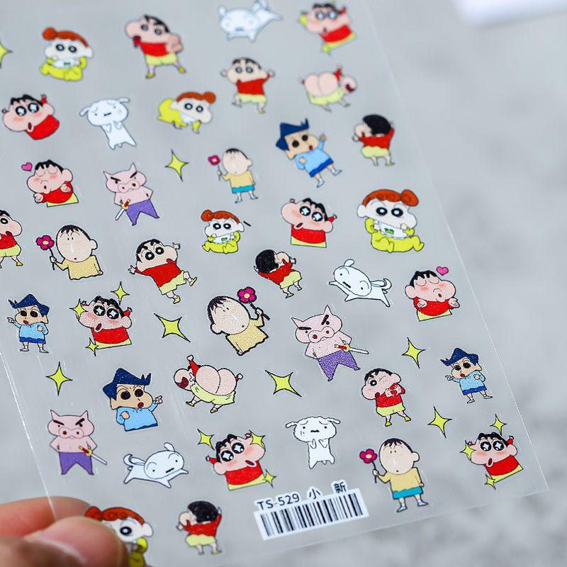 

New Craft Adhesive Cute Cartoon Character Nail Sticker TS-529 small new