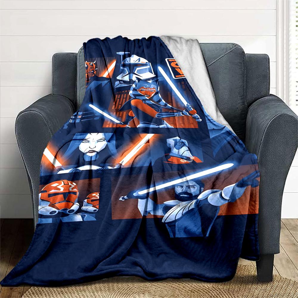 Star Wars Blanket Soft Cozy Great for Office Chair Bed Chair for All Occasions Digital Print Birthday Christmas Gift Blanket