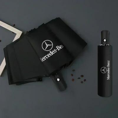 FA02Auto Für AMG Auto Logo Automatisches Faltbares Winddichtes Sonnenschirm-Regenschirm Für Mercedes Benz C180 C200 C260 C300 W108 W124