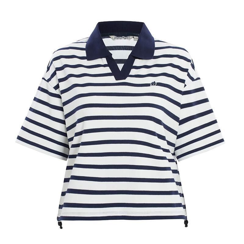 Lafuma Women's 2025 Summer Striped Outdoor Polo T-Shirt