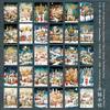 Mr. Paper, Winter Town Christmas Tree Theme Sticker Book, Scrapbook, Phone Case Christmas Party Decoration Stickers, 30 Pcs/book