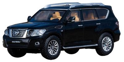 Gaincorp Products Nissan Patrol LHD Black Finished Product 1/64 - KS-010-50