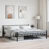 VidaXL Bed Frames Black Steel 200 X 200 Cm
