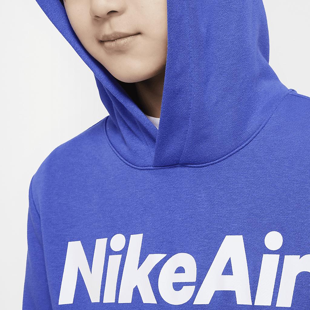 Nike Color Block Loose Fit Hoodie Kids hoodies Blue CU9297-430