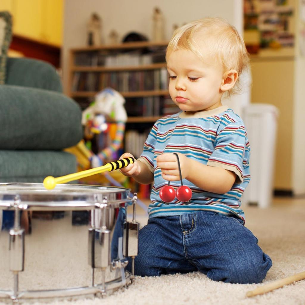 Alasum Patica Musical Instrument Asarato Percussion Set Performance Shaker Percussion Folk Instrument Rhythm Ball 2-Piece