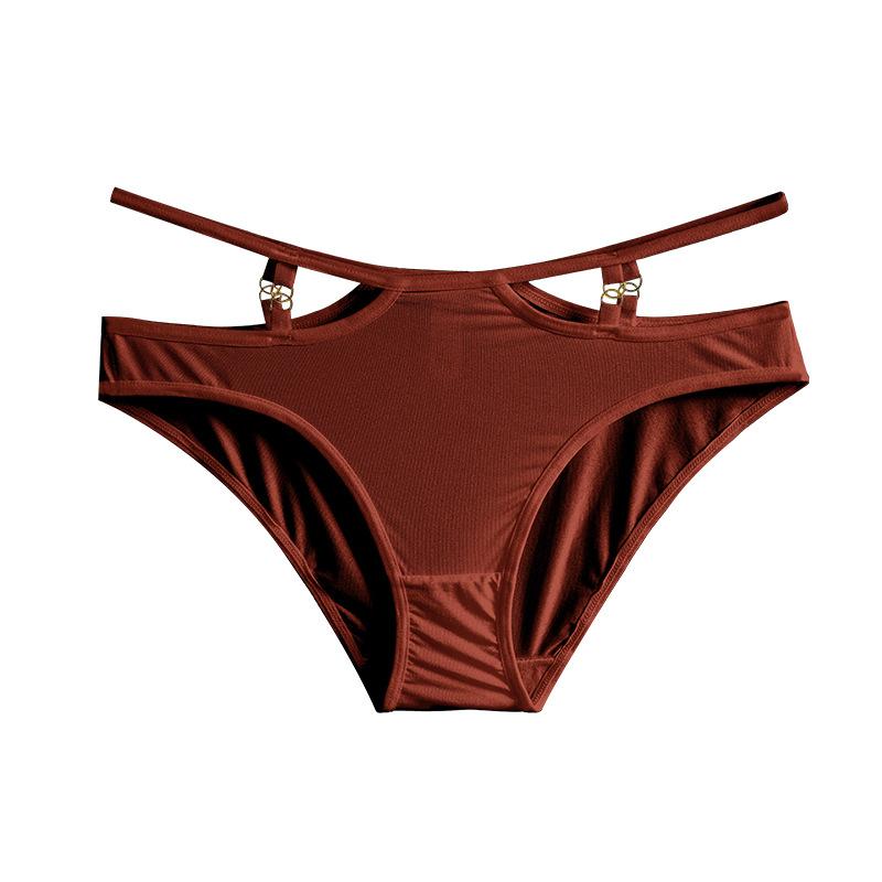 

Сексуальное нижнее белье, трусы с лентами, металлические аксессуары, женские трусики из ледяного шелка XL