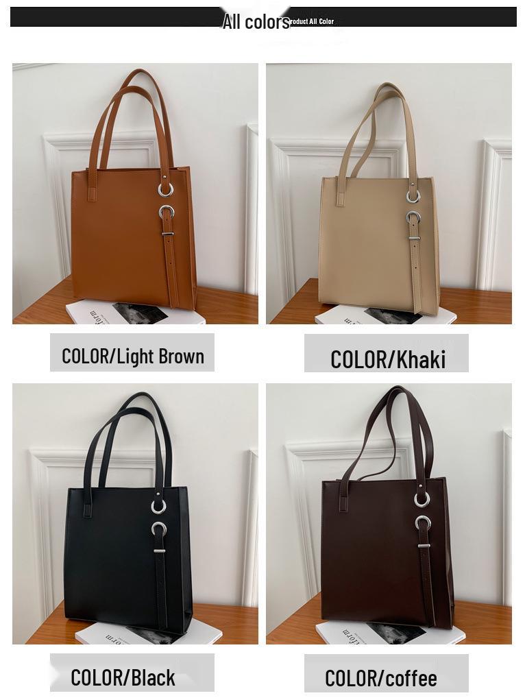 2024 Women's Large Capacity Tote Bag - Versatile Shoulder Bag for College Students & Commuters