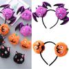 Versatile Halloween Cosplay 3D Pumpkin Bat Headband Women's Headpieces Decoration Hair Accessory Comfortable Wear