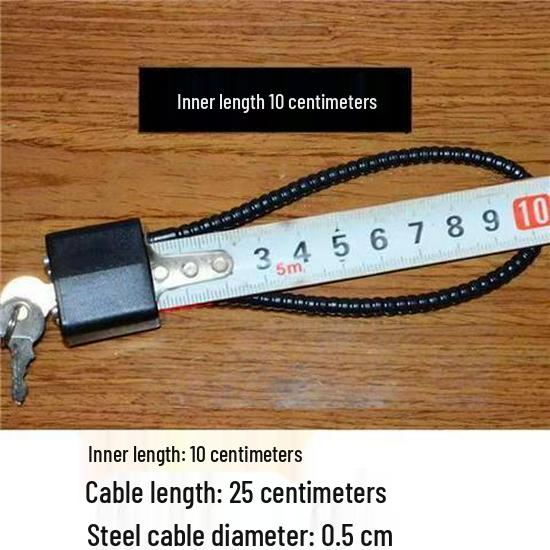 Steel Cable Combination Padlock: Anti-Theft Lock for Cabinets & Files