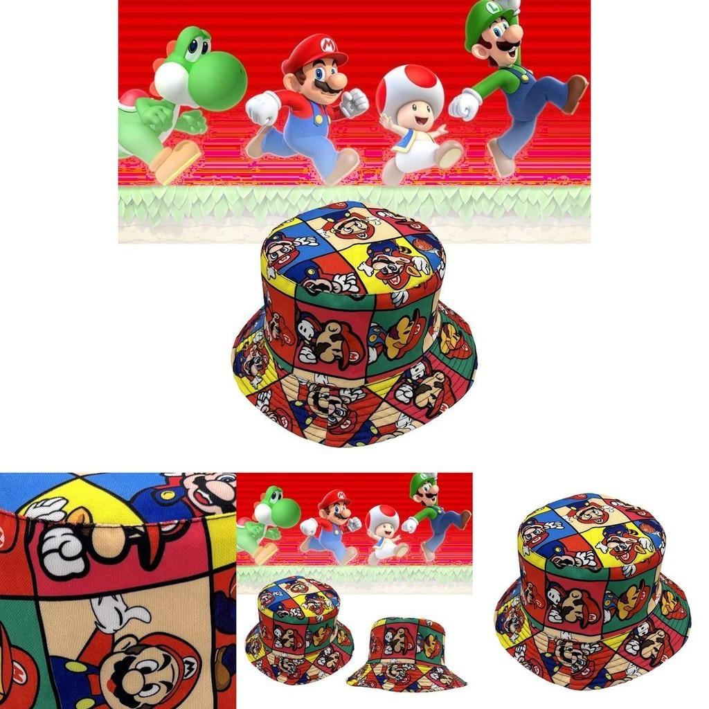 Super Mario Print Fisherman Hat For Men And Women Durable And Stylish Basin Hat