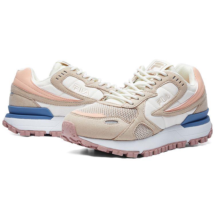 FILA Zagato Mesh Fabric Synthetic Leather Nylon Retro Versatile Shock Absorbing Wear Resistant Breathable Low Top Casual Shoes F12W031123FSM