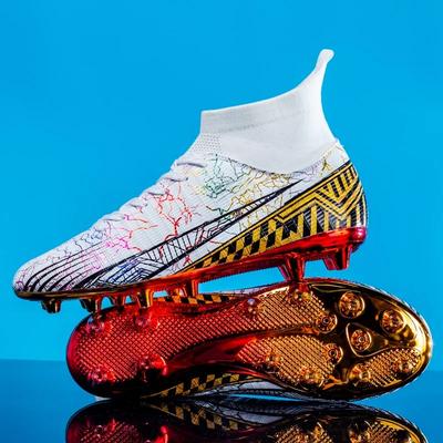 Neue Herren-Fußballschuhe Atmungsaktiv Professionell Unisex Rutschfest Fußballstiefel Sport Neue Stollen Ultraleicht