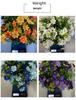 Frühlingsblumen-Hängekorb mit Schleife - Kranz Heimdekoration