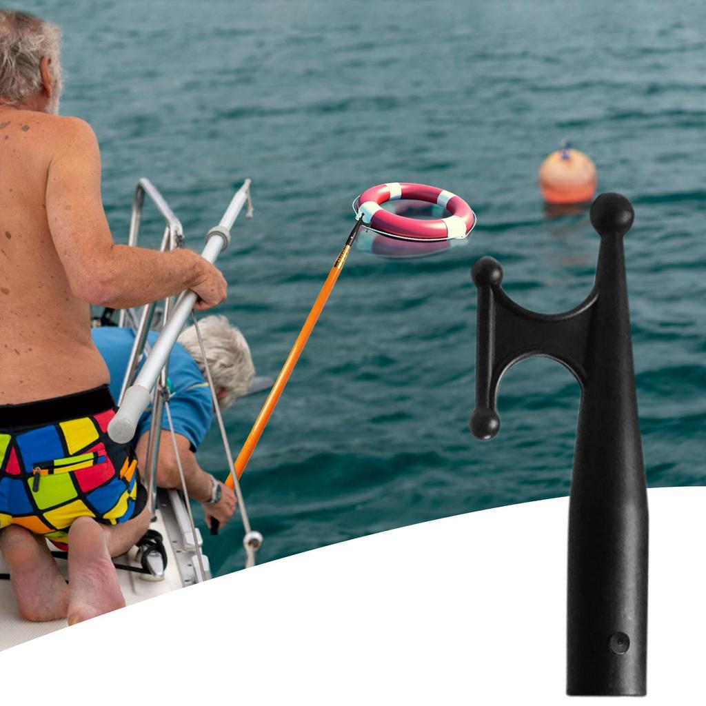 Marine Boat Hook Boat Hooks Rust-Resistant Extension Pole Hook Replacement Lifeboat Tow Hook Accessories for Docking