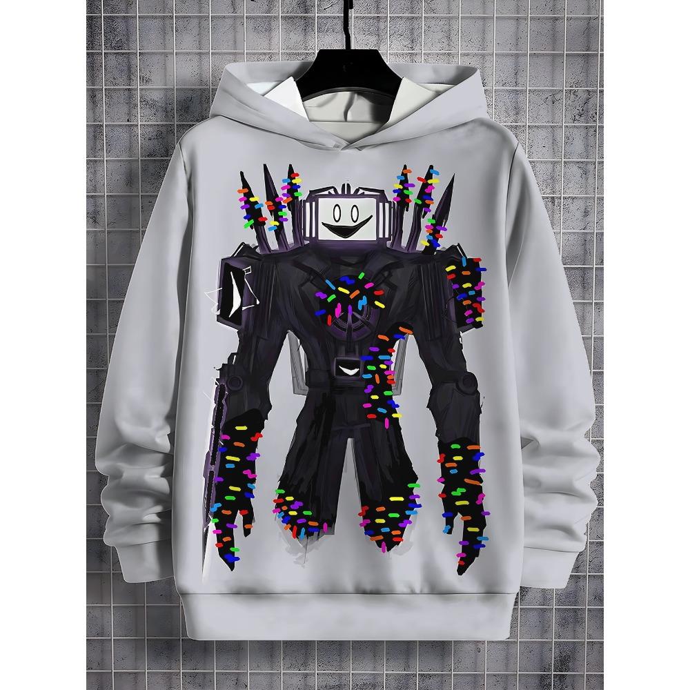 Skibidis 3D Print All Seasons Children Casual Sweatshirt Cool Pullover Tops Unisex Clothes Boy Girl Hoodies