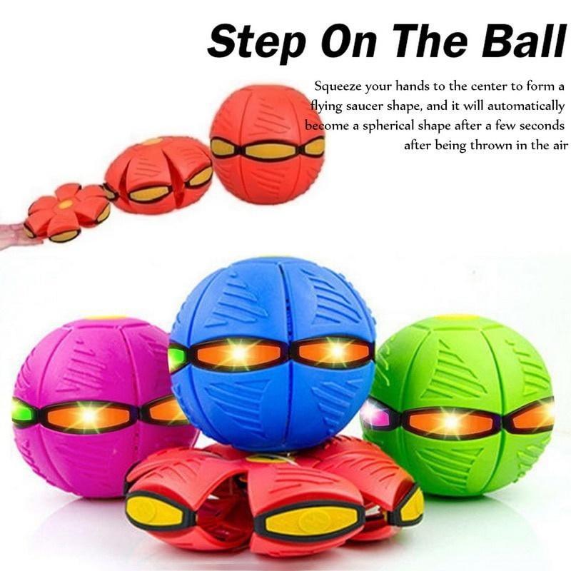 Frisbee Ball dla psa - przenośna zabawka urodzinowa dla szczeniaka interaktywna piłka Mako Stress Relief Kids Toys
