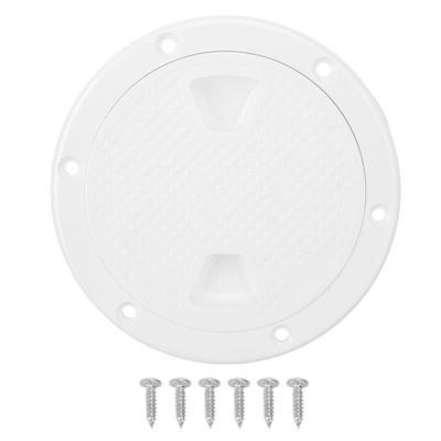 Bootsluke Rutschfest Abnehmbar Hochfest Inspektionsluke Deckplattenabdeckung für Marine Schiff Yacht 4 Zoll