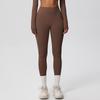 High-Waist Quick-Dry Double-Sided Brushed Yoga Pants for Running and Fitness Moisture-Wicking Athletic Tights