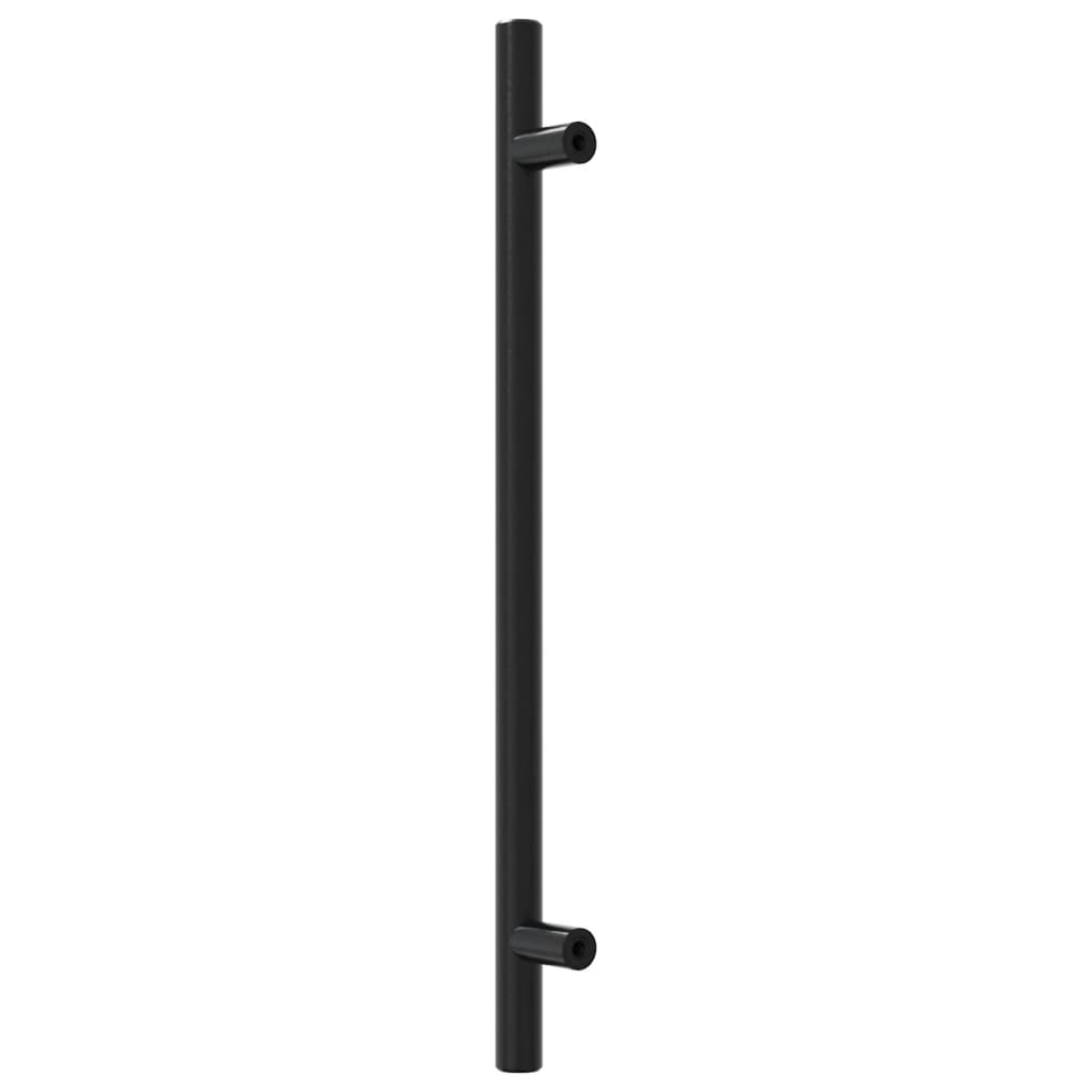 Furniture Handles 10 Pcs Black 192 Mm Stainless Steel