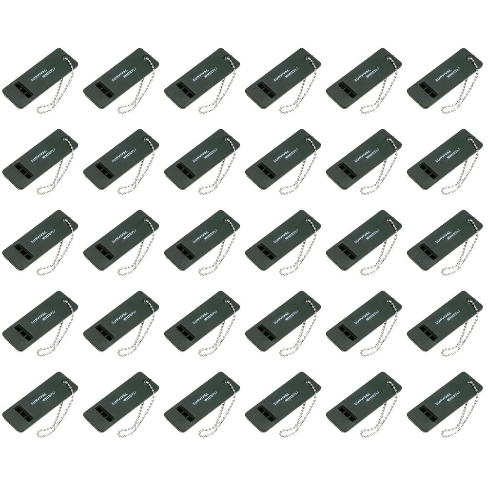 30/50Pcs Keychain Whistle Tool Frequency Whistle High Decibel Rescue Signaling First Aid Tool for Hiking Camping Mountaineering