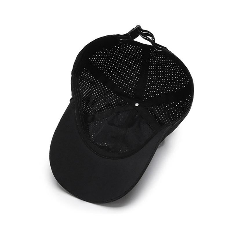 Breathable Quick Drying Baseball Caps Adjust Size Sun Hat Fishing Climbing Hunting Travel Visors Hat for Male Adult