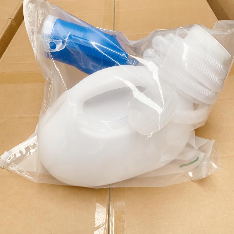 Men's Portable Urinal with Lid for Elderly and Bedridden Users