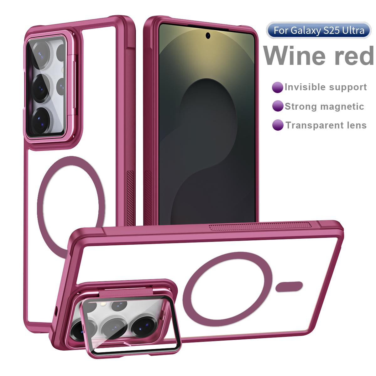

For Magsafe Magnetic Phone Case for Samsung Galaxy S26 S25 Ultra S24 Plus S25 FE S20 S21 S23 S24 Camera Protector Holder Cover Galaxy S25