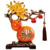Persimmon Wealth-Attracting Gourd Ornament for Living Room, TV or Wine Cabinet