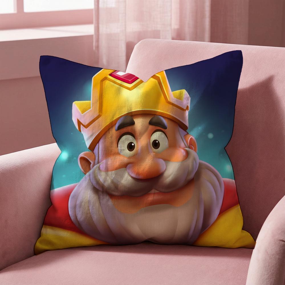 Royal Match Cushion Cover Multi-Scene Pillow Cover for Home & Car - Reversible, Soft & Durable for Daily Use