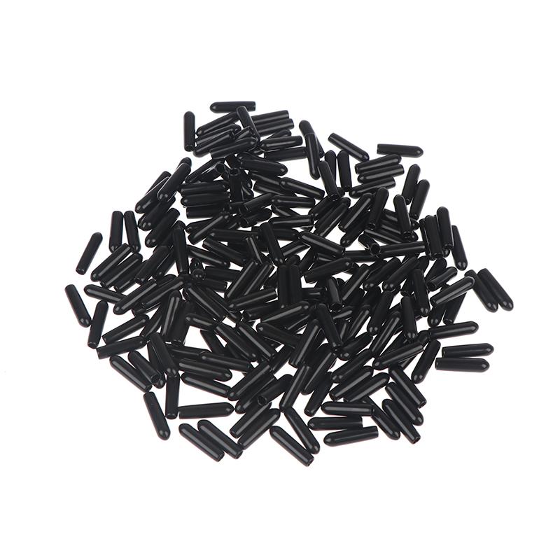 200 Pezzi Protezioni Filettate per Tubi in Plastica Tappi Terminali a Vite in Gomma PVC Resistente Coperchi Mozzo per Raccordi Hardware