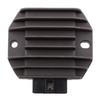 Motorcycle Voltage Regulator Replacement for Yamaha YZF R1 99-02 YZF R6 06-09 YZF R6S 97-07 YZF600R, Color Black