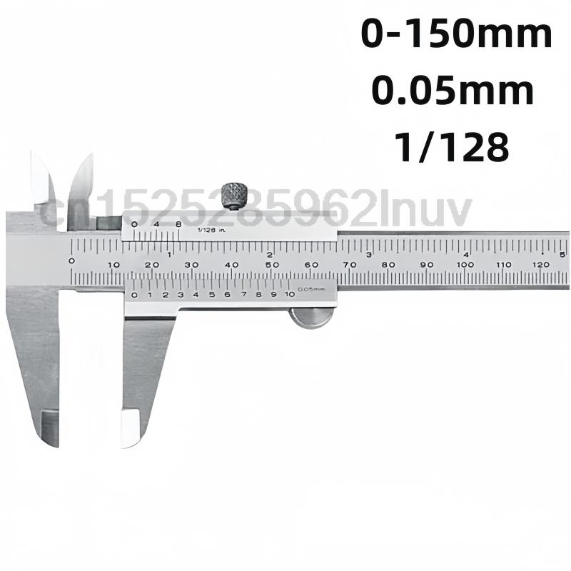 CNC Vernier Caliper 1/128in 0-150mm 0-200mm 0-300mm 6 In 8 In 12 In Measuring Stainless Steel Tools Gauge 530-104 530-118 0-150 0.05mm