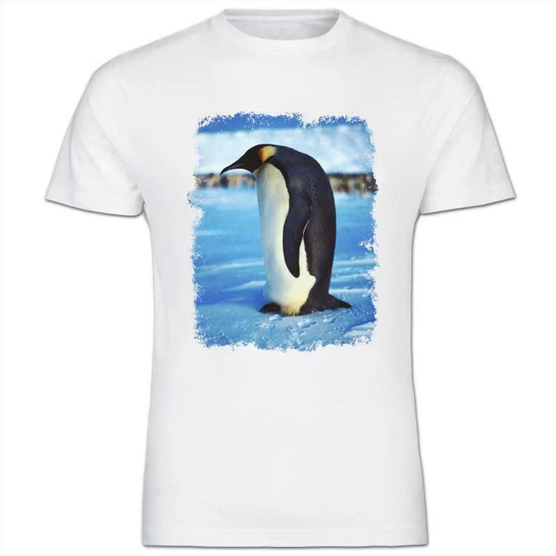 King Emperor Penguin Mens Cotton T-Shirt XXXL
