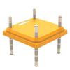Chicken Brooder Heater with Adjustable Height Angle Energy-efficient Low Noise Constant Temperature