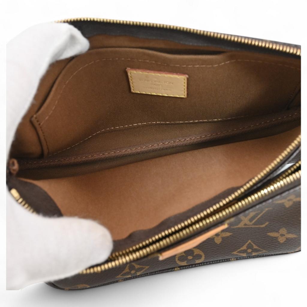 Auth LOUIS VUITTON Monogram Multi Pochette Accessoires Pouch Shoulder Bag PVC M44840 lv88179bf