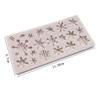 1 Pcs Christmas Snowflake Shape Pattern Silicone Mold Baking Non-stick Heat-resistant Kitchen Cupcake Decoration Molds
