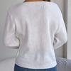 GMXIA Frauen Mode Einfarbig Druck Langarm High Neck Herbst Winter Casual Herbst Winter Lose Pullover