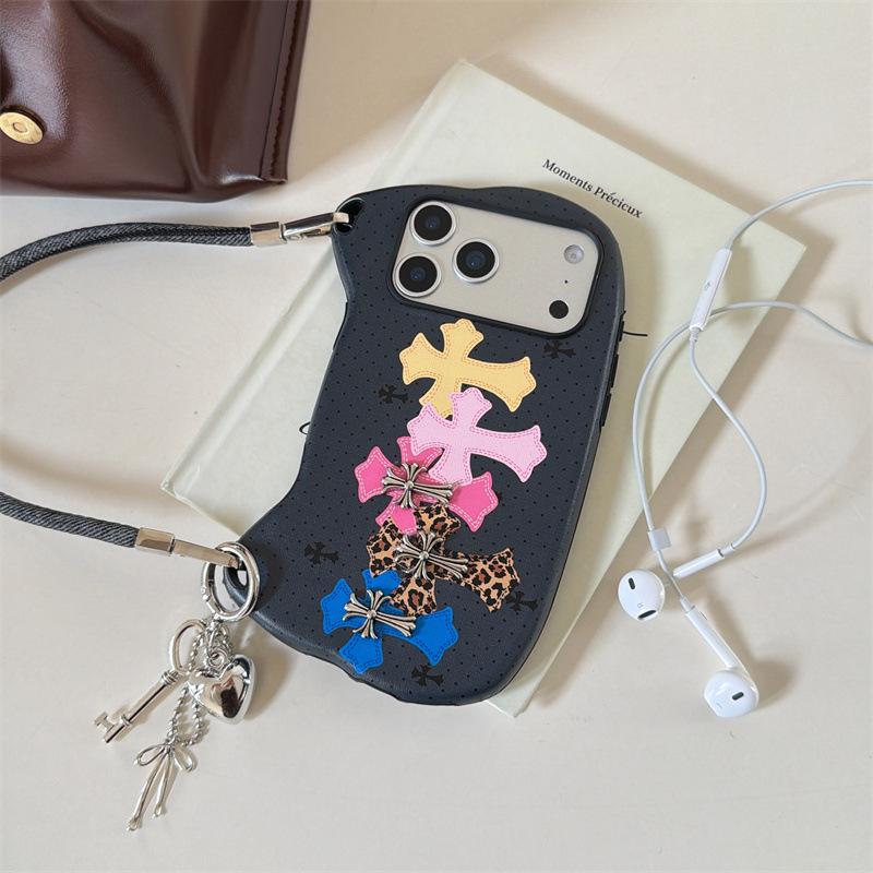 

Colorful Cross Lanyard for iPhone 14-17 Pro & Pro Max Case 15 Pro
