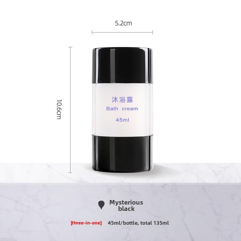 Travel Dispenser Bottle Cosmetics 4-in-1 Travel Portable Set Shampoo Shower Gel Makeup Storage Bottle