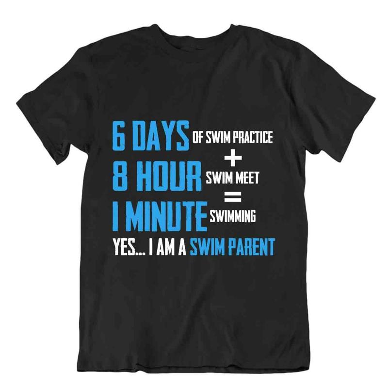 I Am A Swim Parent Tshirt Funny Shirt Elegant Sports Tee Math Swimming Gift S разноцветный
