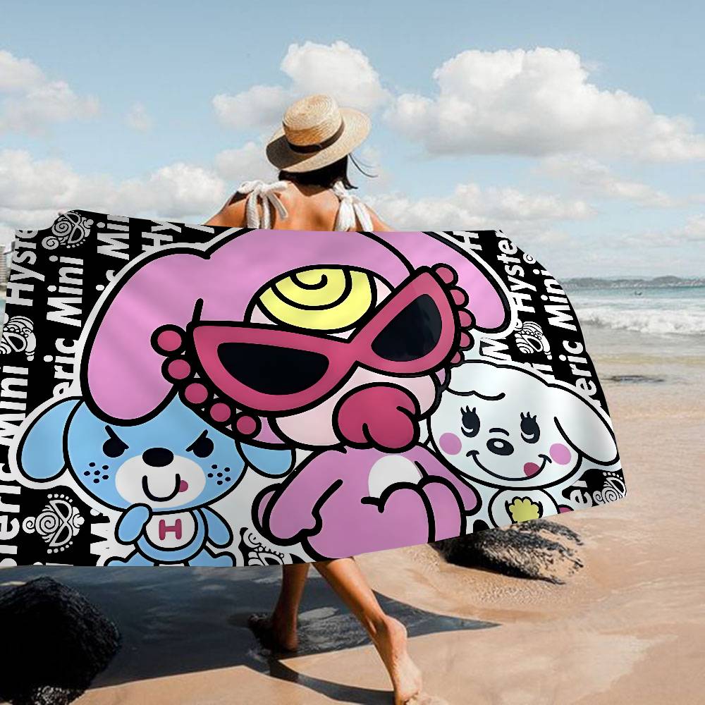 Japan Fashion Hysteric Mini Microfiber Beach Towel Absorbent Quick Dry Soft Yoga Swimming Resort Mountain Climbing Towel