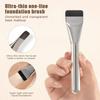 1 sada trojúhelníková černobílá houbička na make-up plochý štětec na make-up štětec na konturování mini houbička na prst nástroj na air cushion korektor