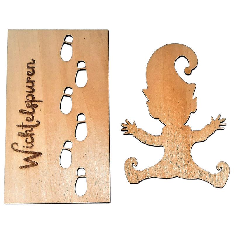 Gnome Stencil Footprints Gnome Door Accessories Christmas Gnome Elf Christmas Decorations Footprint Template