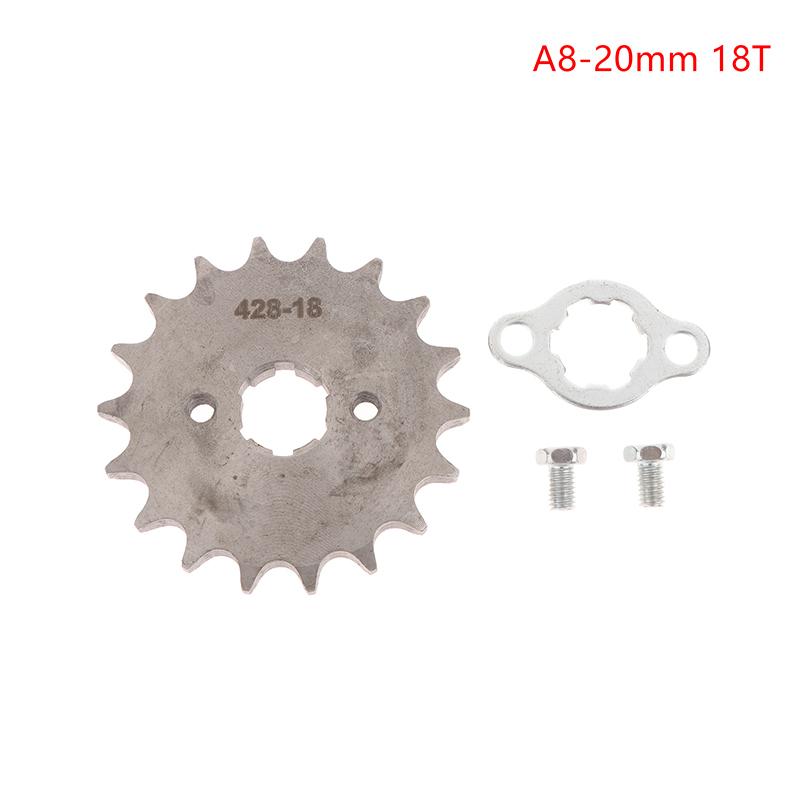 428# 17Mm /20Mm10 11 12 13 14 15 16 17 18 19T Teeth Front Engine Sprocket For Moto Bike Go Kart Atv Quad Motorcycle