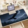 Gothic Raven And Moonlit Night Mouse Pad Anti Slip Rubber Edge Locked Thickened Laptop Gaming Desk Mat