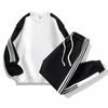 Autumn and Winter Couple's Loose Hoodie Two-piece Set Men Sports Suit