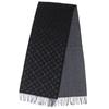 Excellent LOUIS VUITTON Scarf Escharp monogram gradient Noir cashmere M71607 Used