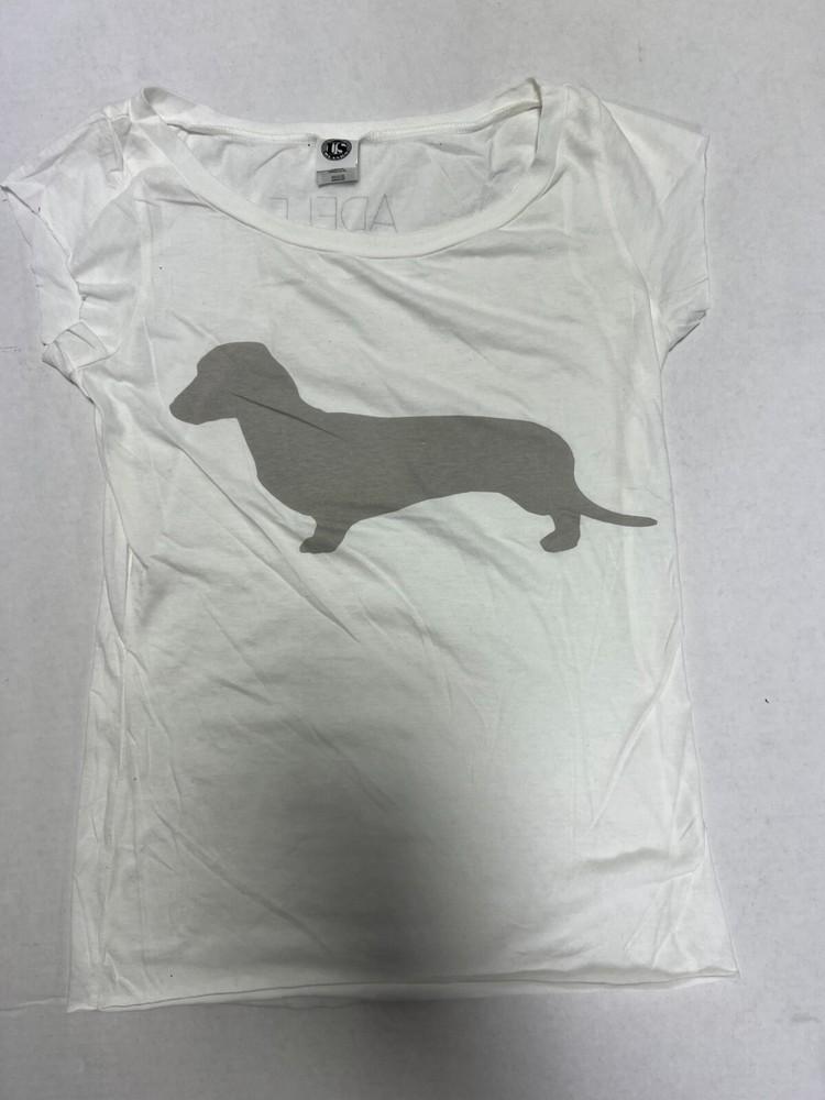 ADELE Dog Ladies White TShirt WOMAN TEE WHITE TSHIRT OFFICIAL WOMAN NEW Unisex T-Shirt Graphic Tee M
