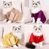 All Clothes Cat Wrapped Pet Clothes Hair Proof Suit Solid Color Fashion Gift