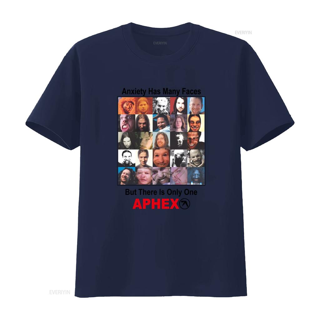 Anxiety Has Many Faces But There Is Only One Aphex Twin T Shirt Te4883 vintage Washed Stretched graphic fashion